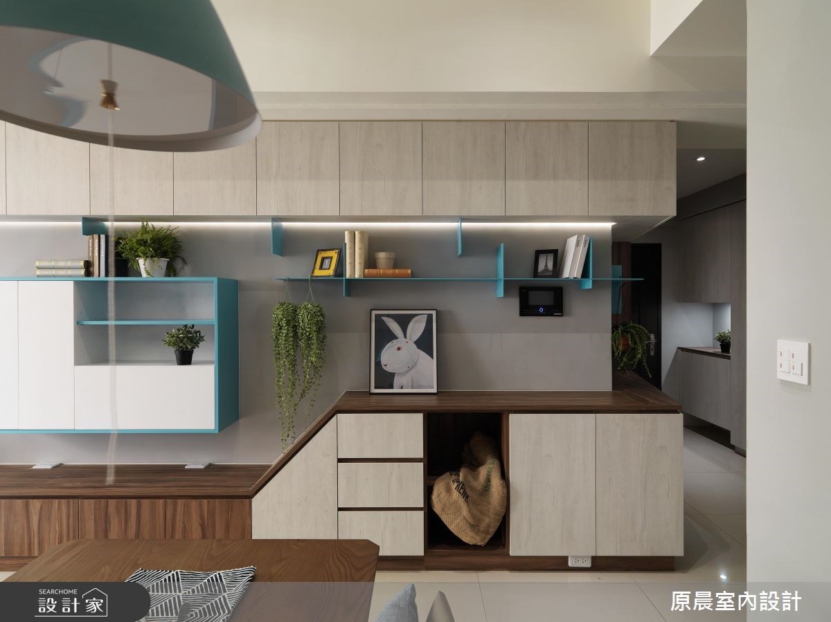 32坪的新成屋,是一家五口未來的家,屋主提出塑造溫暖