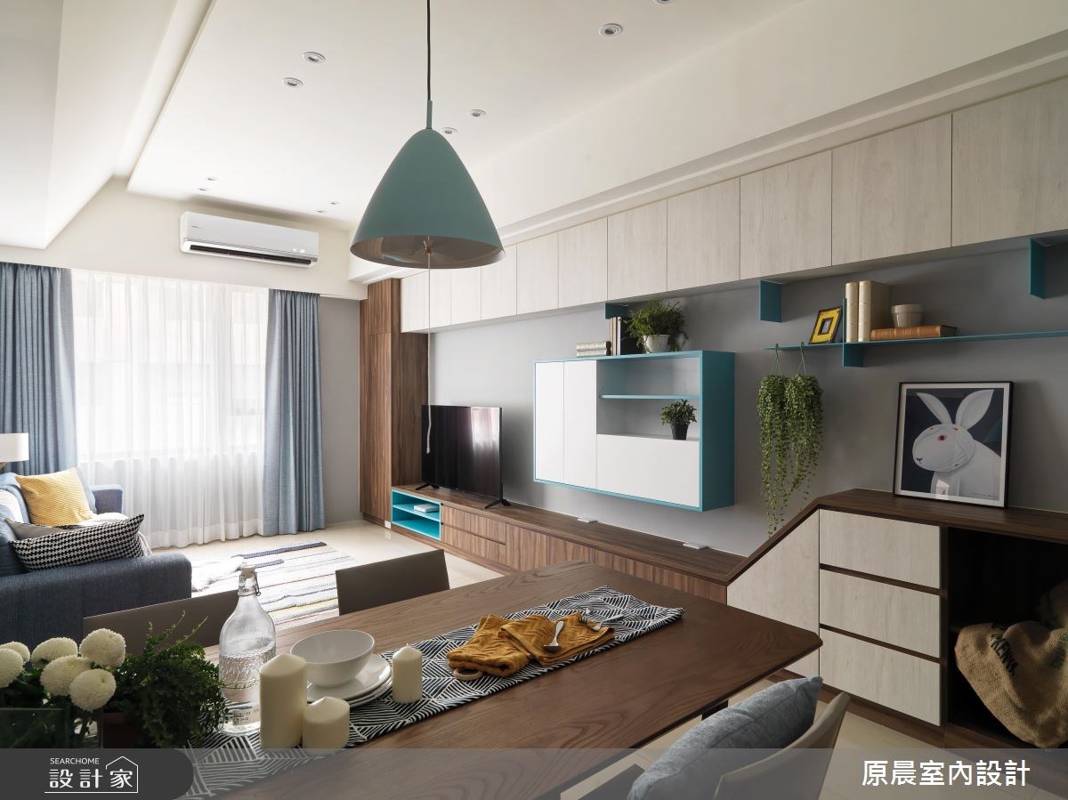 32坪的新成屋,是一家五口未來的家,屋主提出塑造溫暖