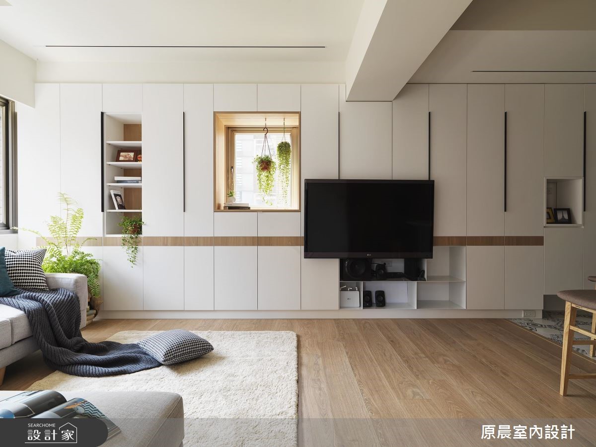 18坪的混搭風住宅,承載著屋主一家的新生活,一家人從