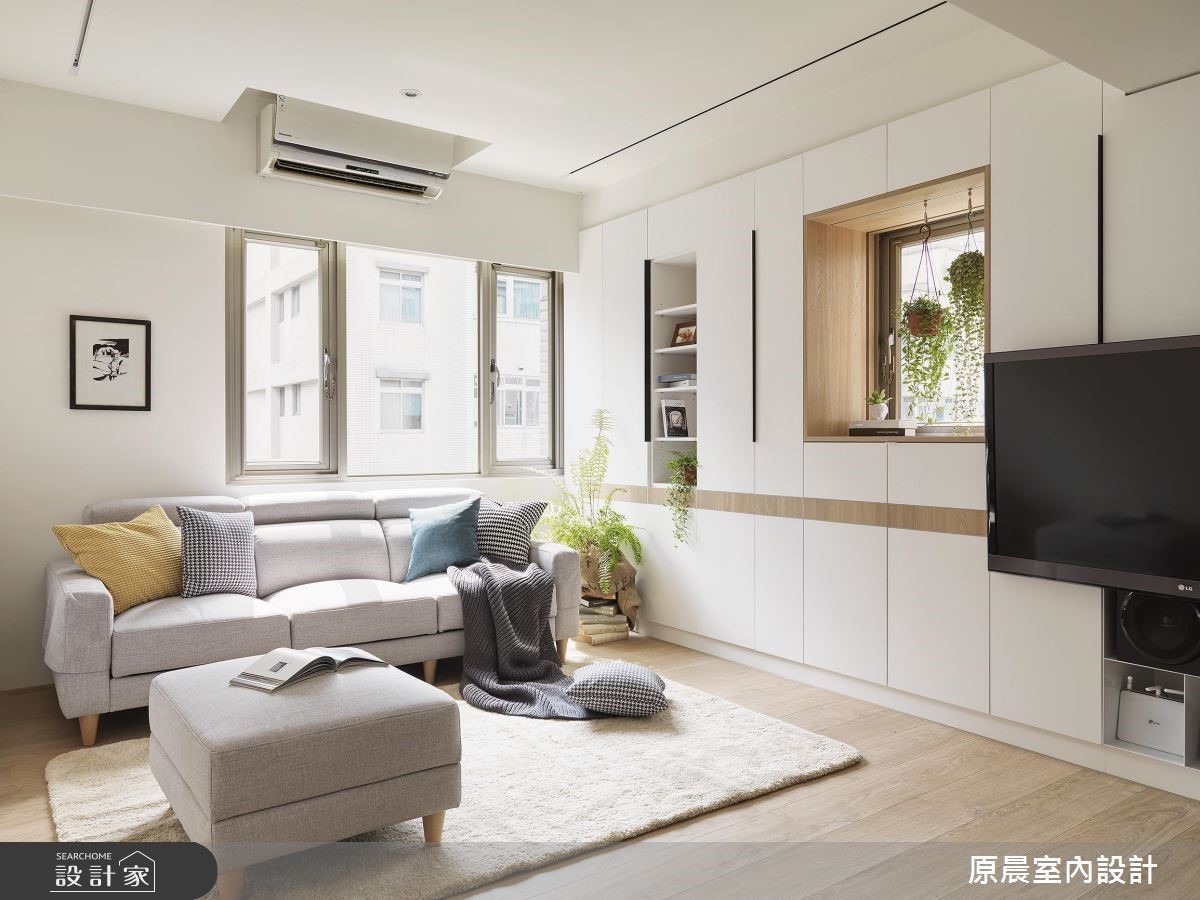 18坪的混搭風住宅,承載著屋主一家的新生活,一家人從