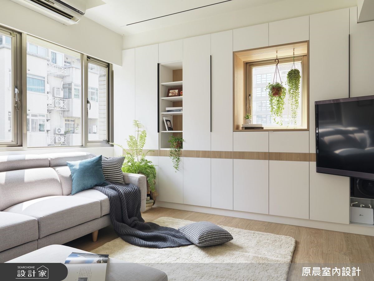 18坪的混搭風住宅,承載著屋主一家的新生活,一家人從