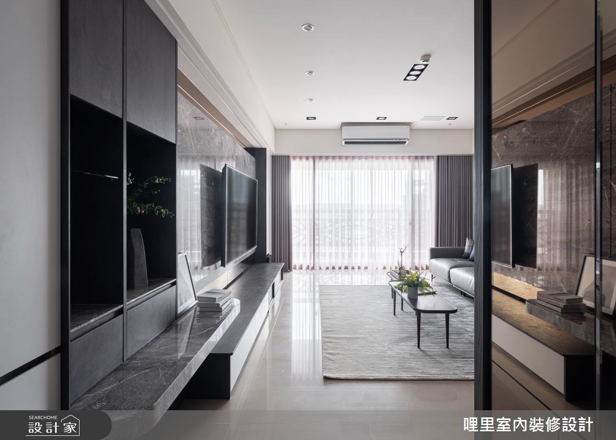 50 坪的住宅空間,希望為三代同堂的家庭打造舒適的跨