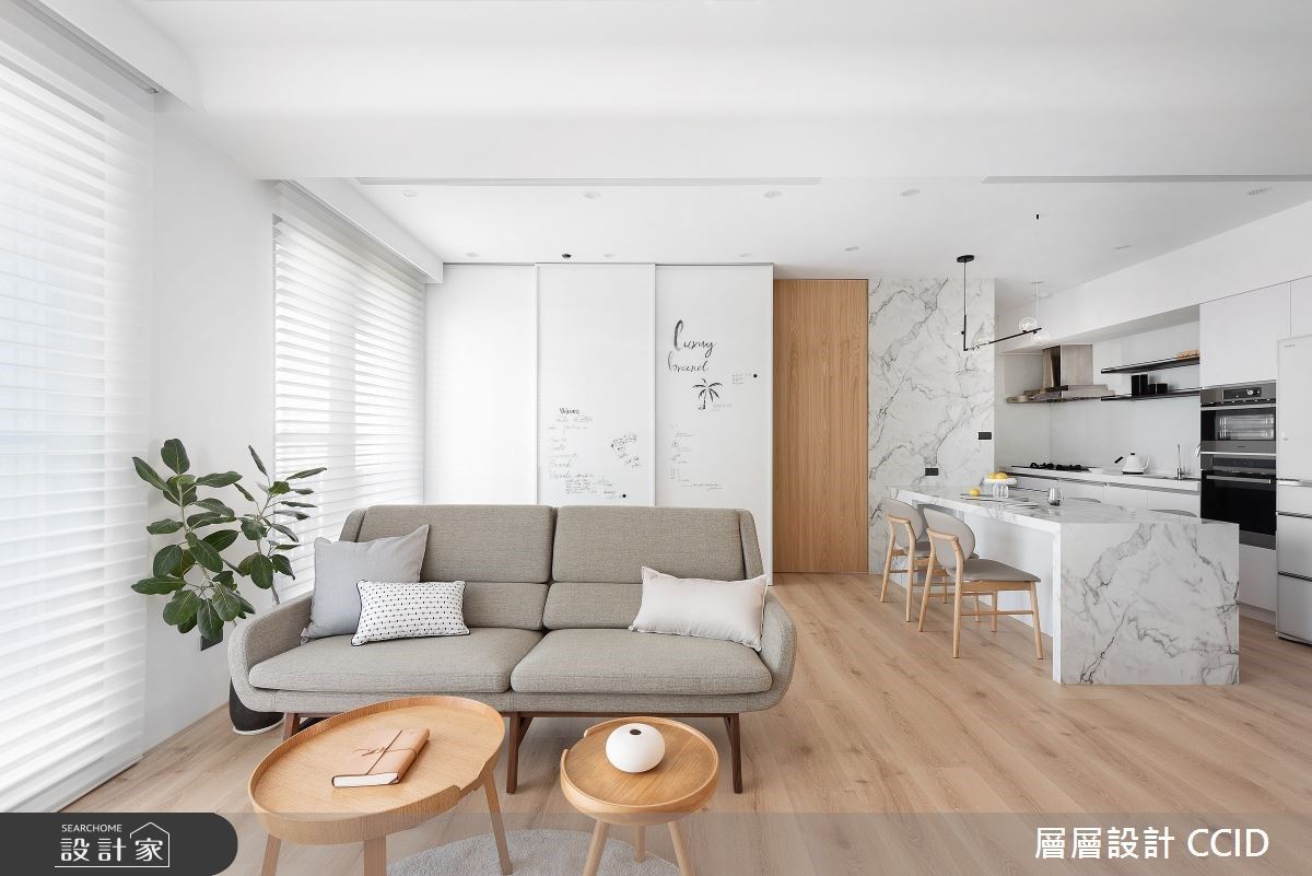 雙人兒童房設計-白色與木質北歐風