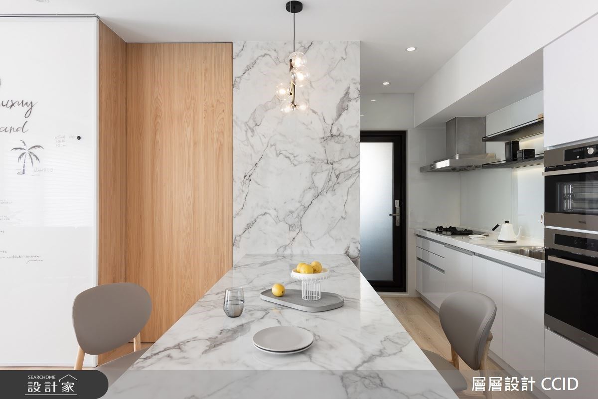 雙人兒童房設計-開放式廚房