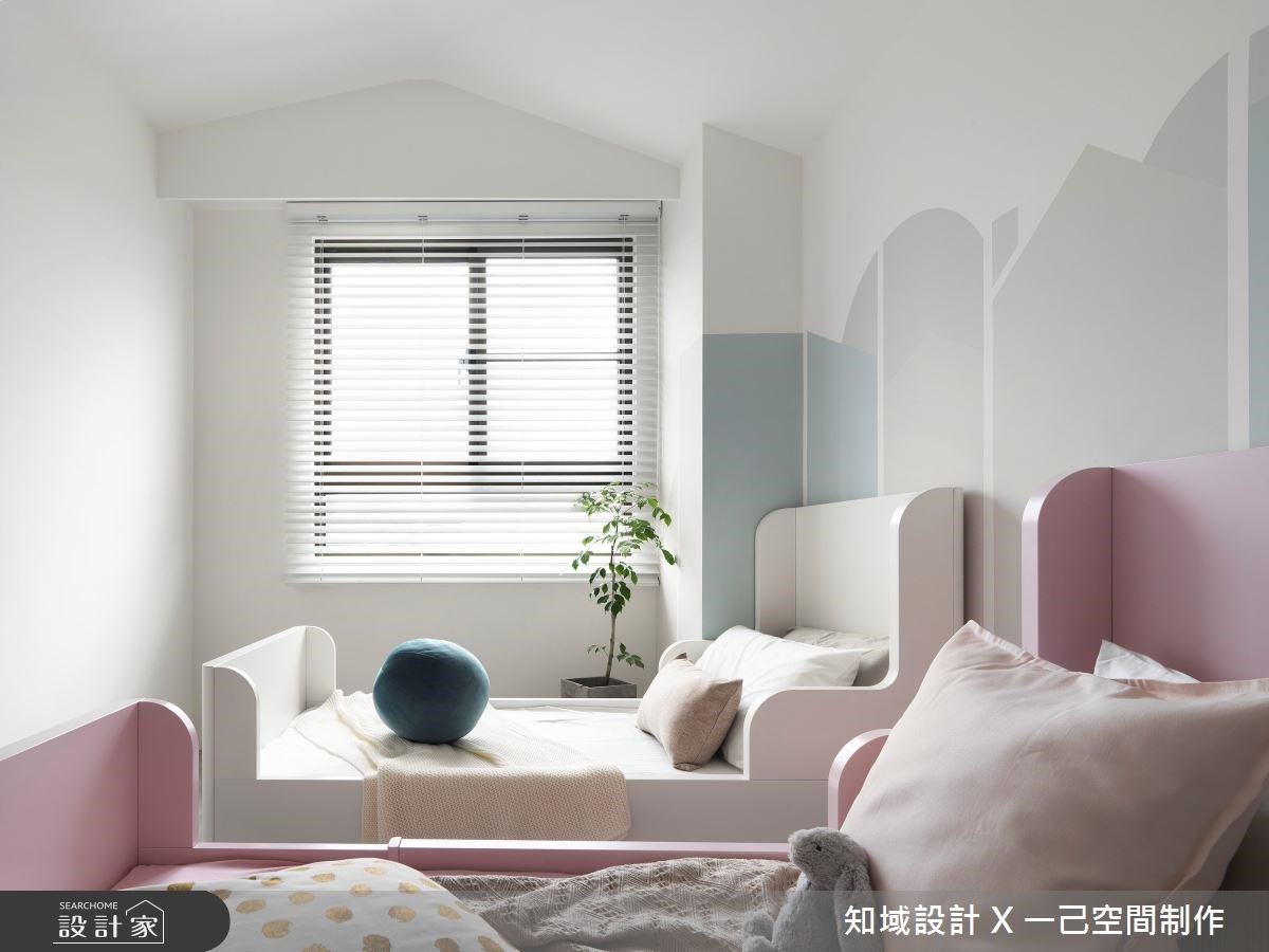 雙人兒童房設計-灰色調搭配造型擺設