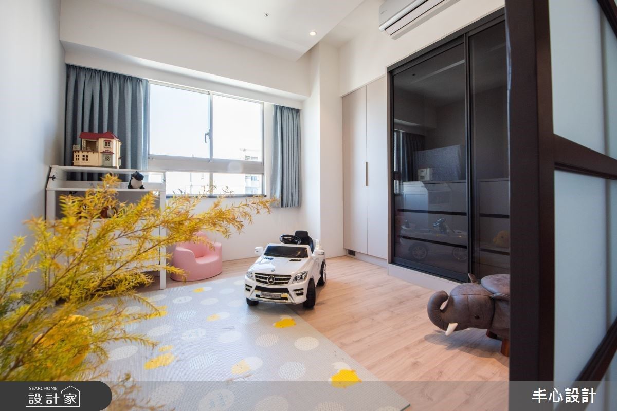 雙人兒童房設計-複合式公領域