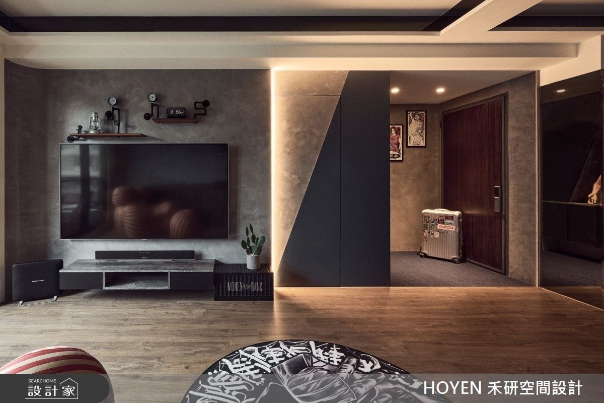 客廳是居家空間中很重要的場域，可作為慵懶休憩的休閒