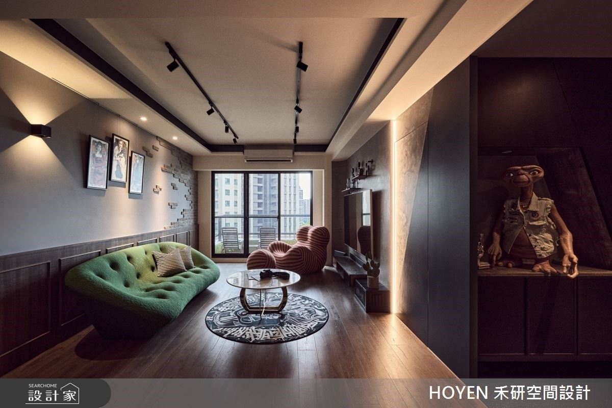 客廳是居家空間中很重要的場域，可作為慵懶休憩的休閒