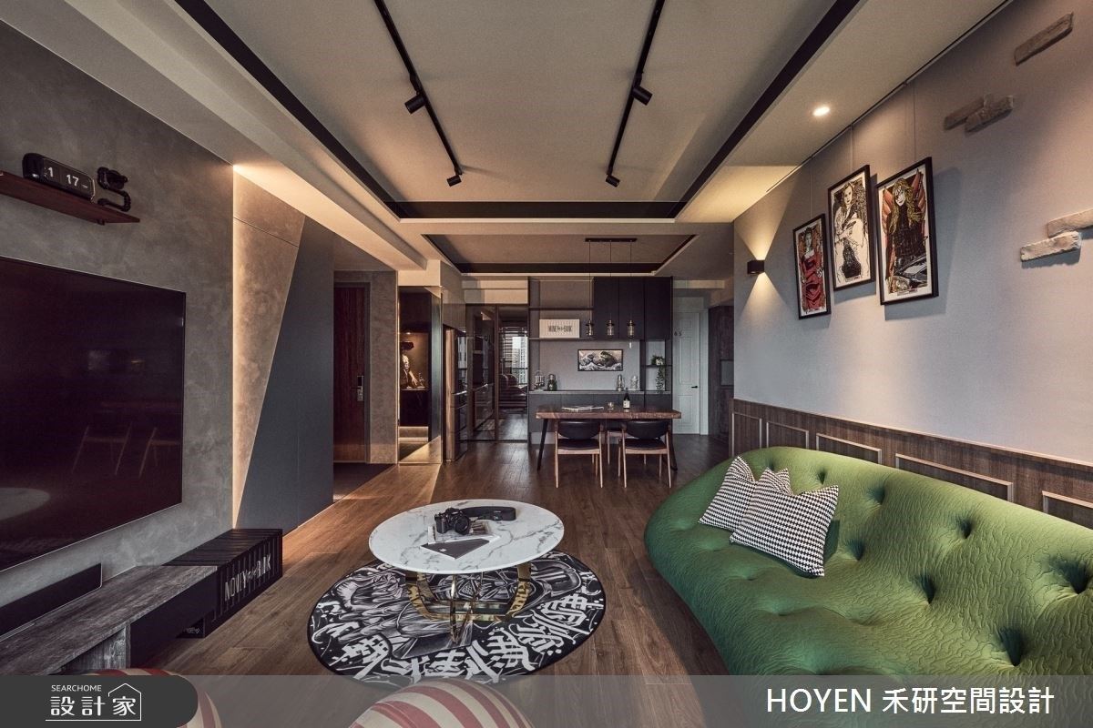 客廳是居家空間中很重要的場域，可作為慵懶休憩的休閒