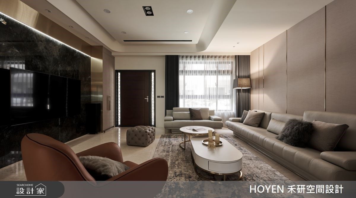 客廳是居家空間中很重要的場域，可作為慵懶休憩的休閒