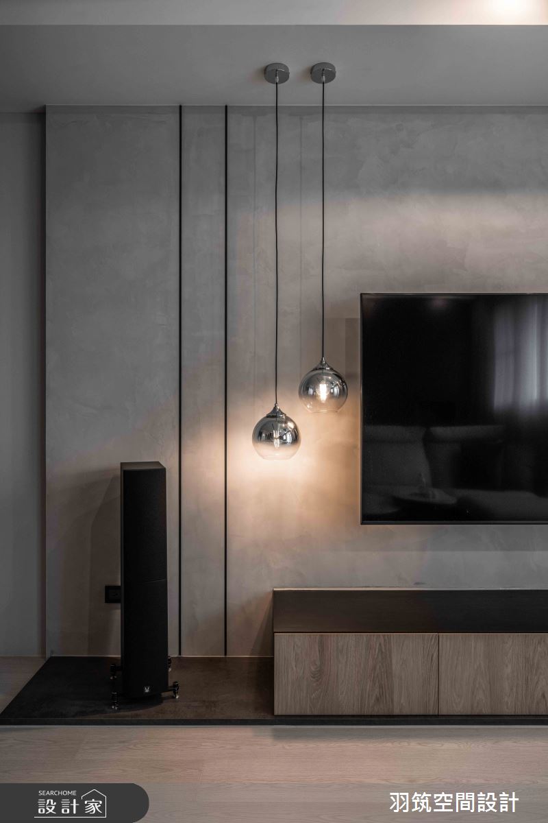 30坪兩房現代風居家空間裡,入住著屋主夫妻與他們的愛