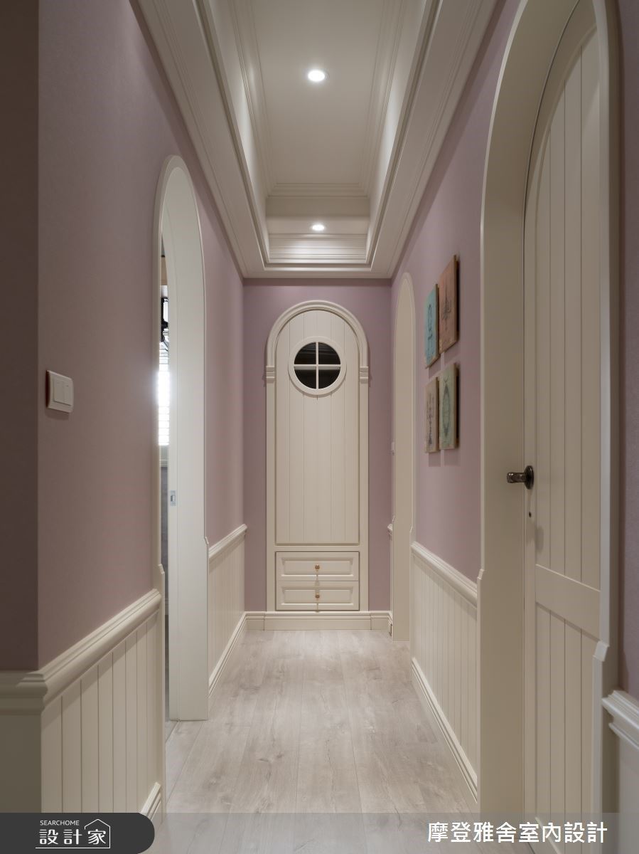 廊道房門交錯,避免風水門對門問題。