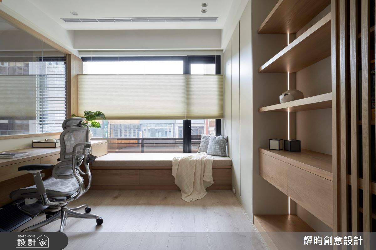 50坪的中古屋透過精準的色彩搭配與多重材質的拼接活化