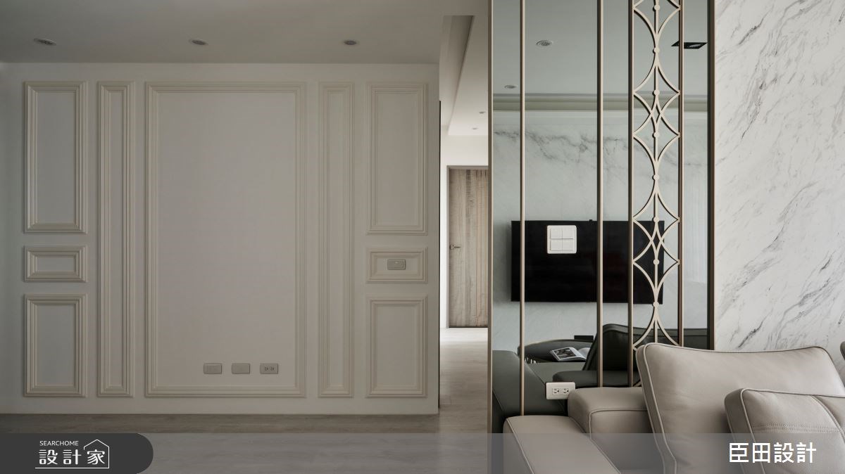 21坪新古典風居家,擁有古典風的浪漫柔美,卻又不失現