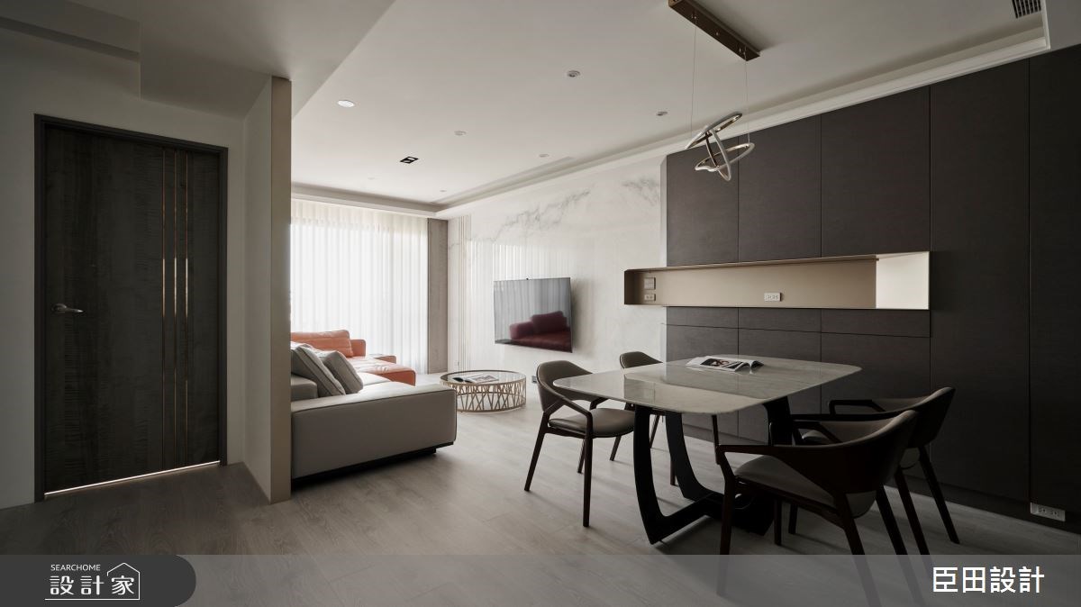 21坪新古典風居家,擁有古典風的浪漫柔美,卻又不失現