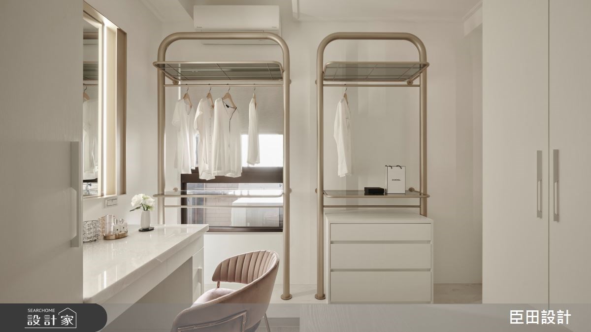 21坪新古典風居家,擁有古典風的浪漫柔美,卻又不失現