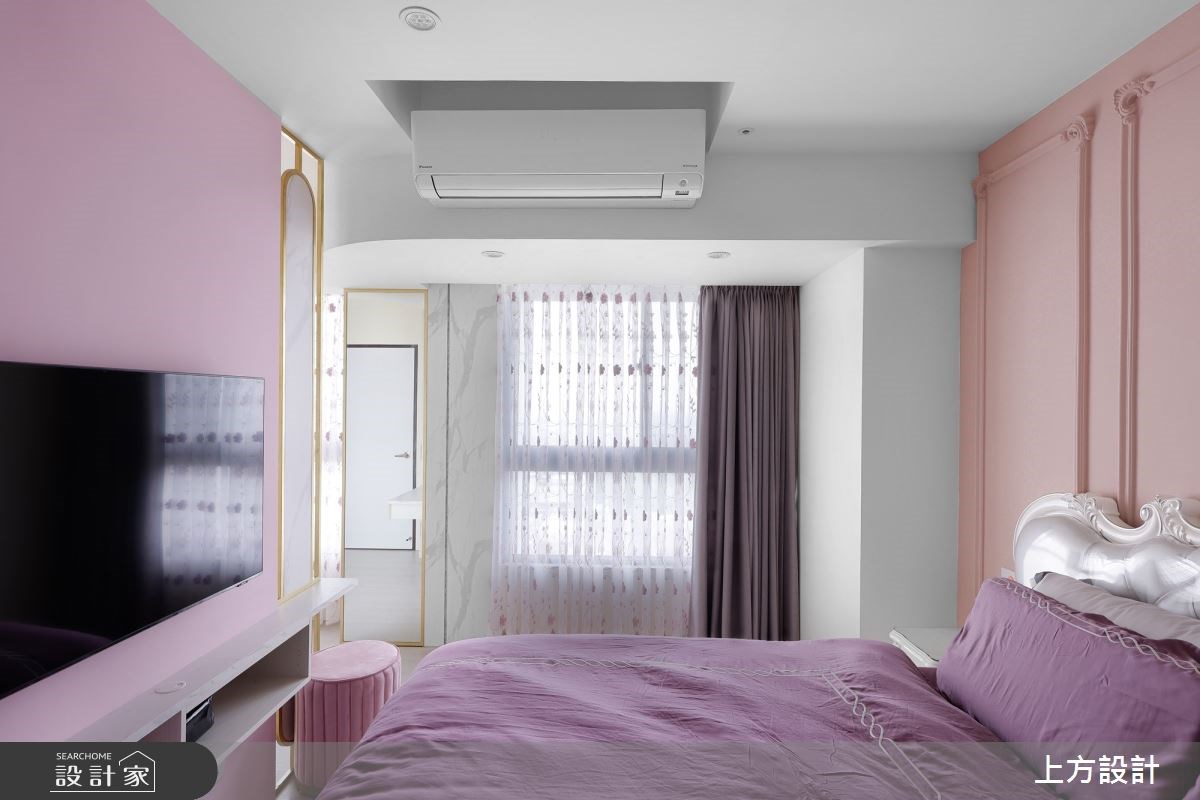 21 坪的住宅空間,屋主喜歡具有現代質感的美式古典風