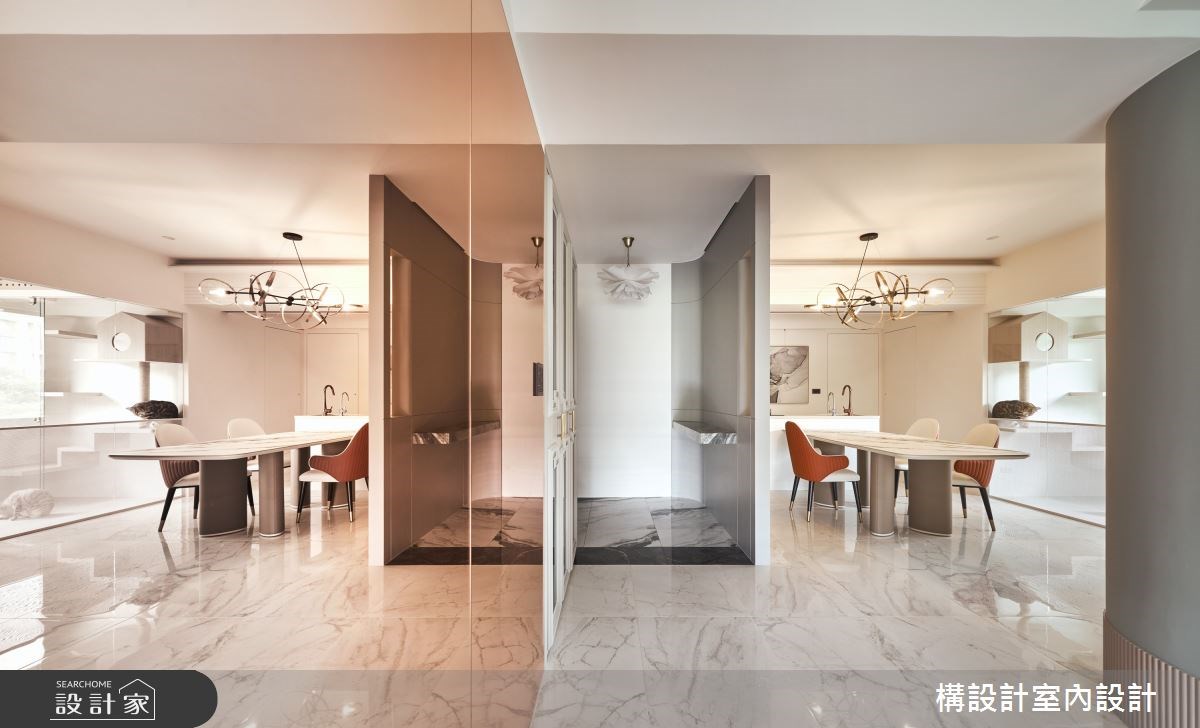 因為愛上窗外的一片公園綠景,屋主一家和他們的寵物將