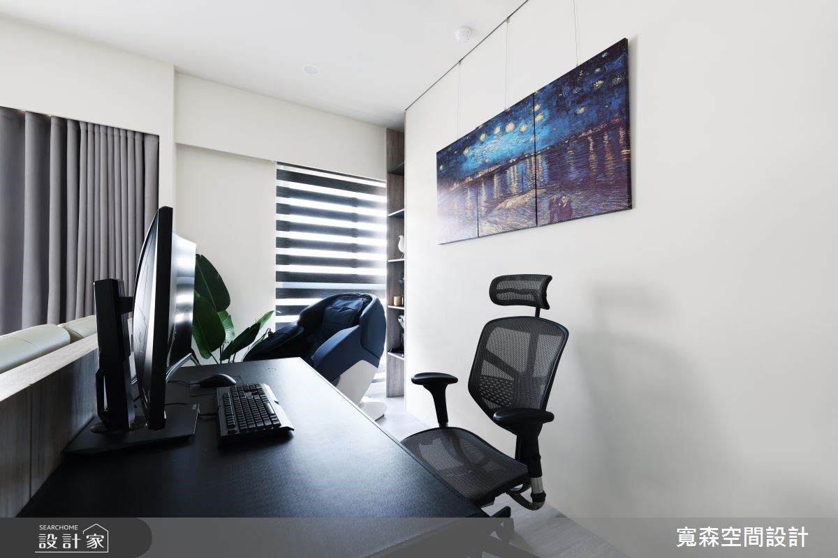 擁有30坪空間的預售屋,以從事於高強度的科技業屋主需