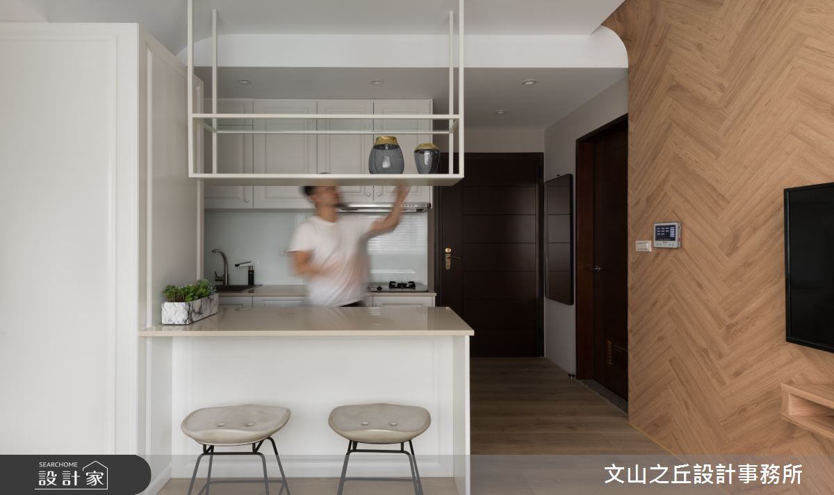 8坪新成屋是女兒委託設計師協助規劃給年邁母親居住的