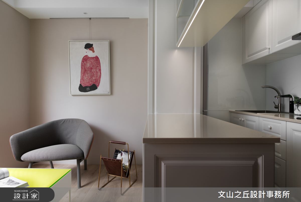 8坪新成屋是女兒委託設計師協助規劃給年邁母親居住的