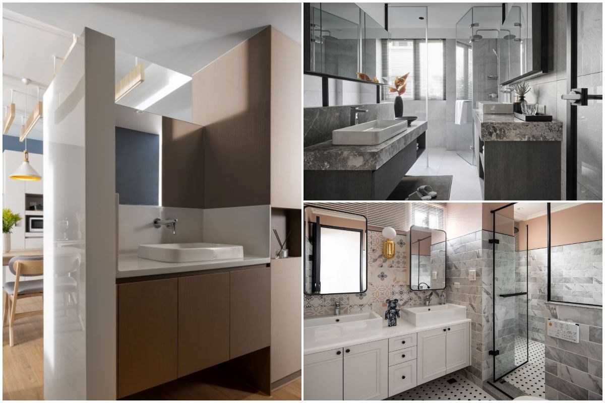 還在為了誰先用洗手間和另一半生氣嗎?洗手台雖然是一