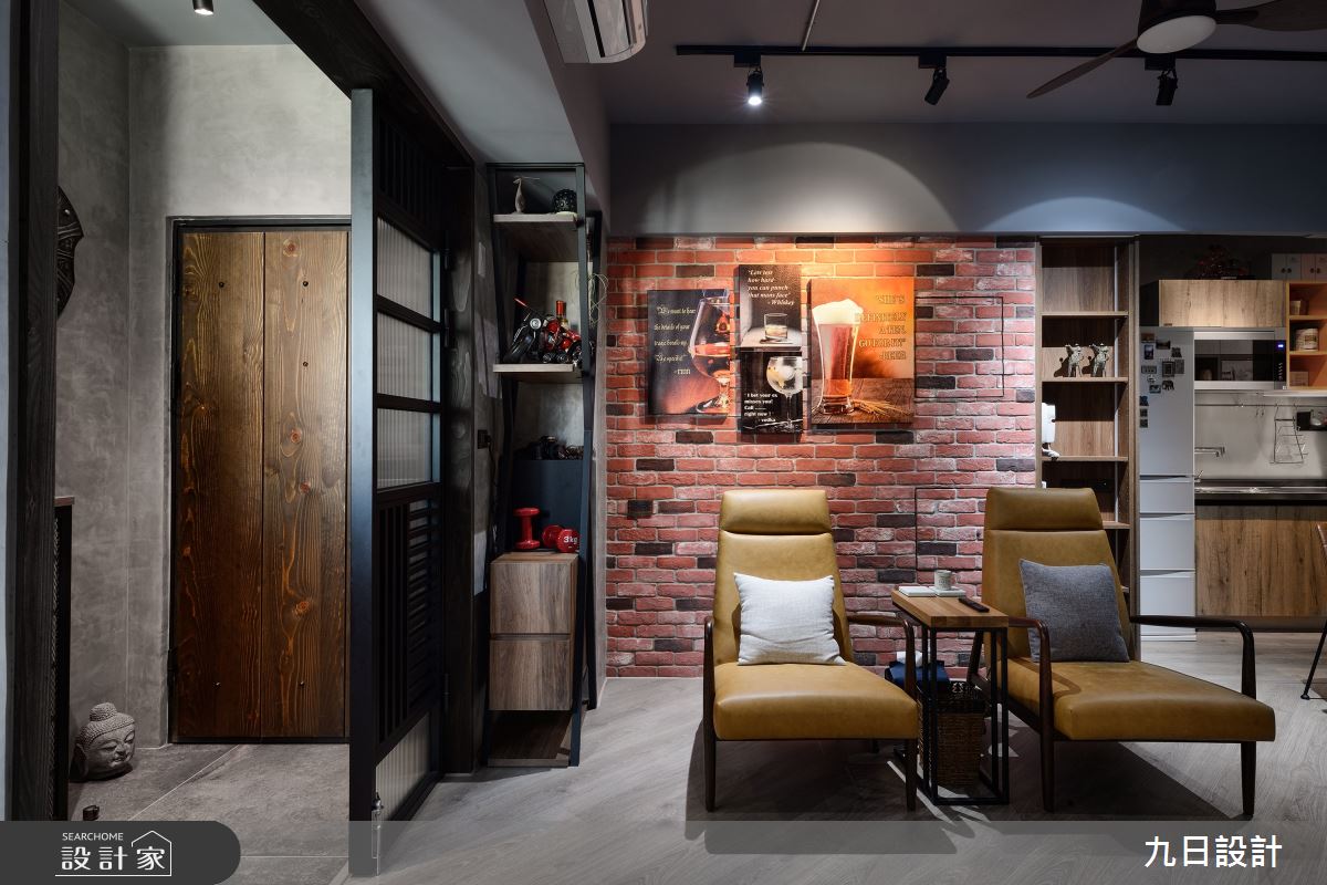 26坪老屋原有漏水問題,經過改造蛻變成LOFT風美宅,空