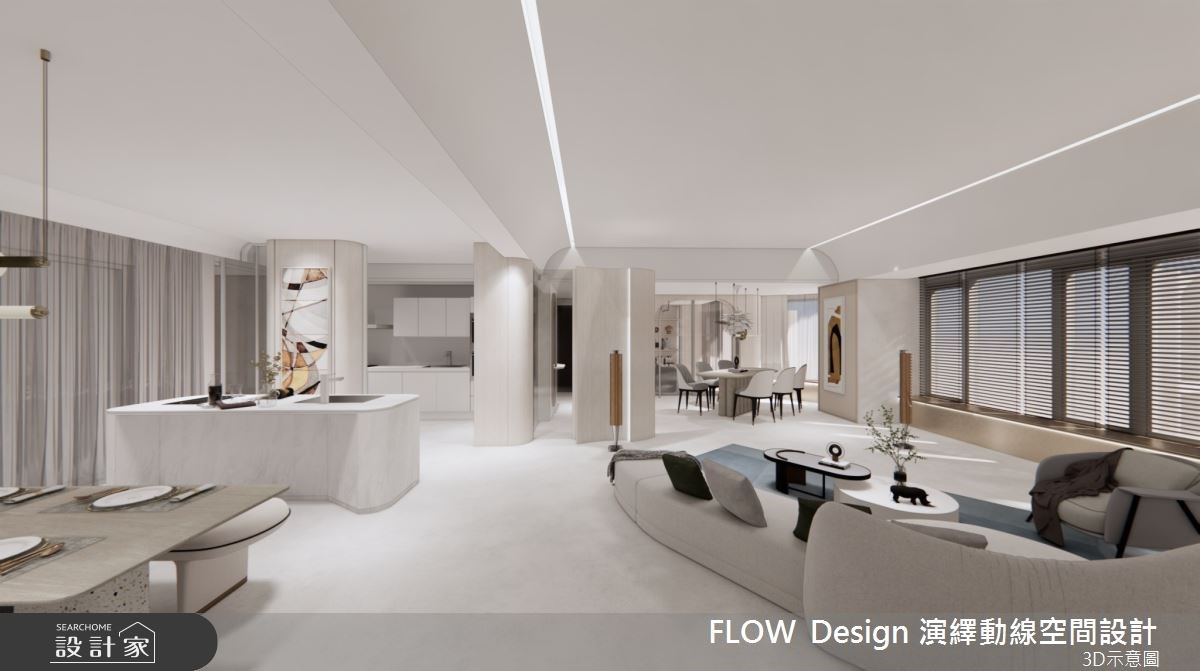 75坪簡約風居家的屋主是一名醫師，在忙碌的日常生活裡