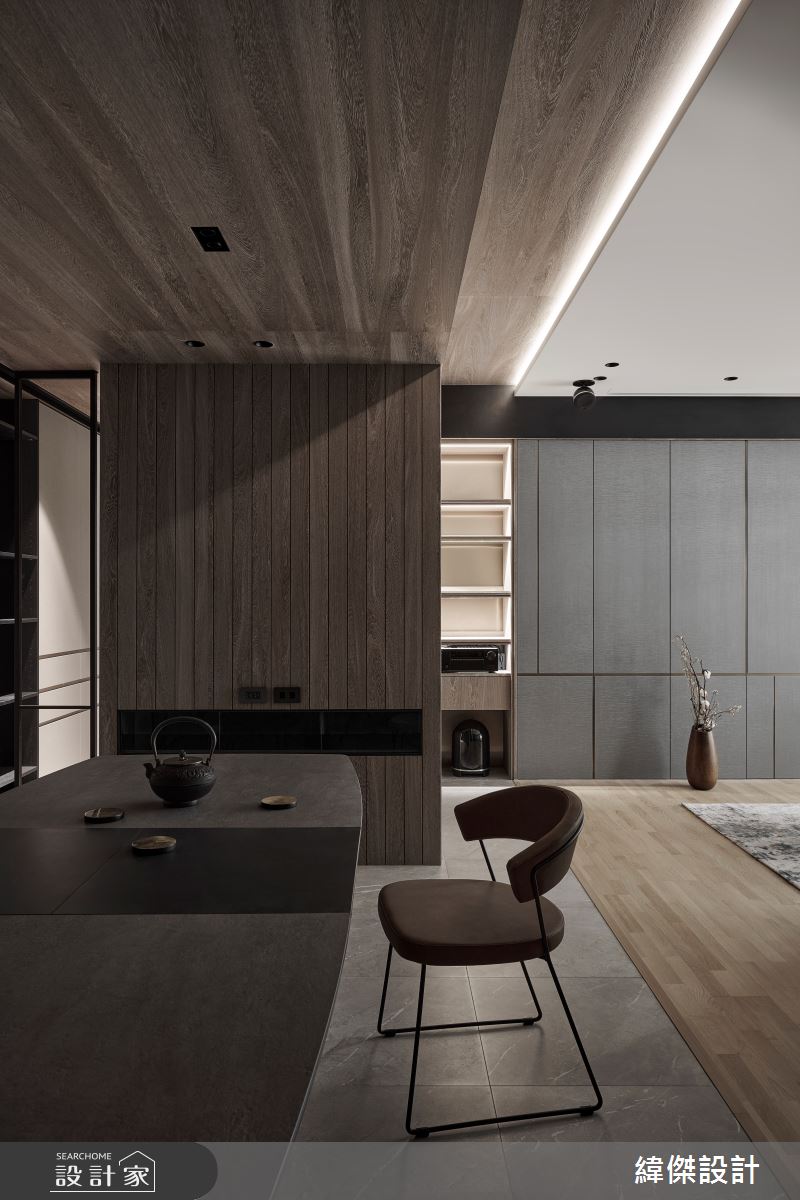 35坪中古屋翻新人文禪風宅居，透過自然元素的溫潤木紋