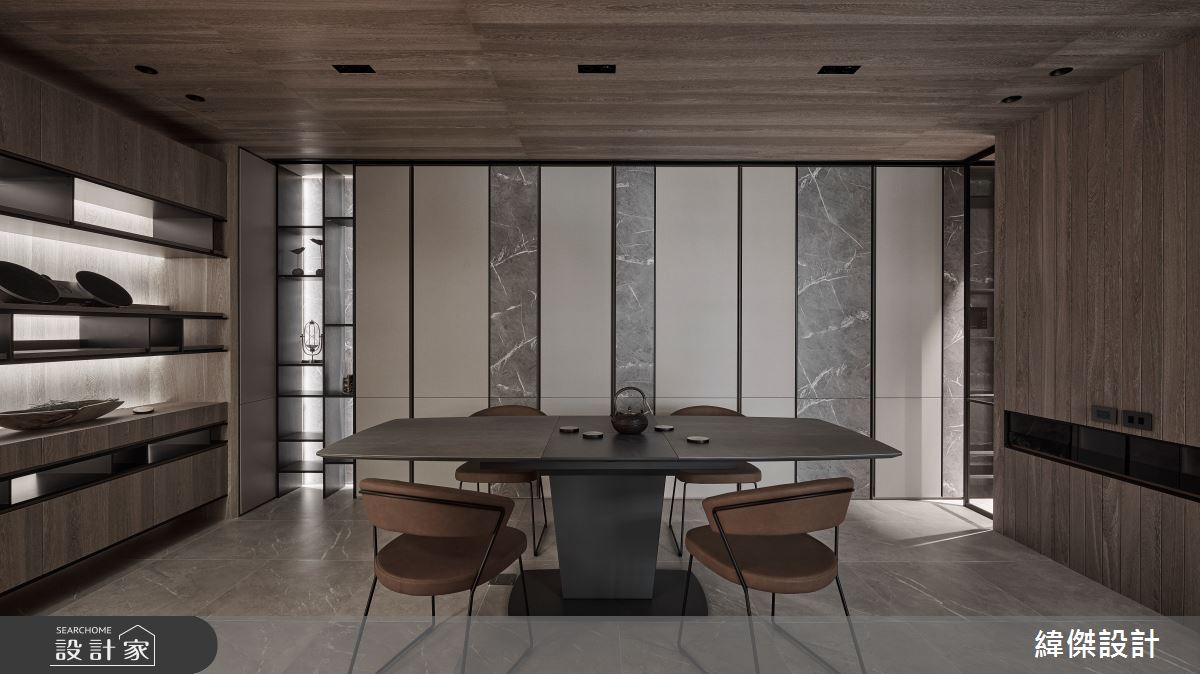 35坪中古屋翻新人文禪風宅居，透過自然元素的溫潤木紋