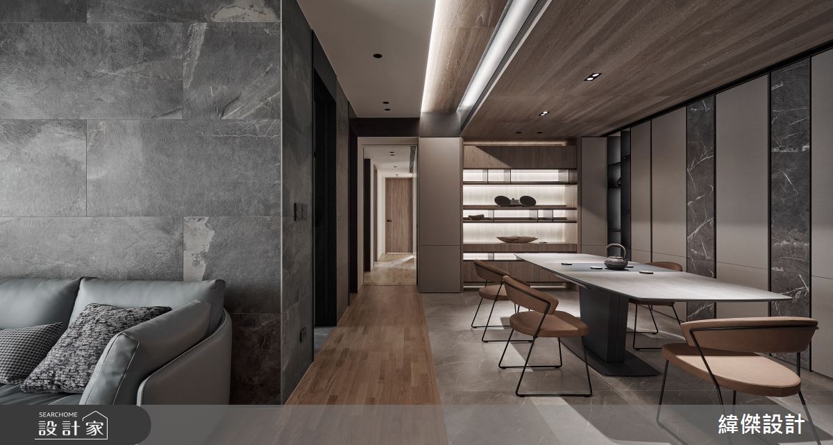 35坪中古屋翻新人文禪風宅居，透過自然元素的溫潤木紋