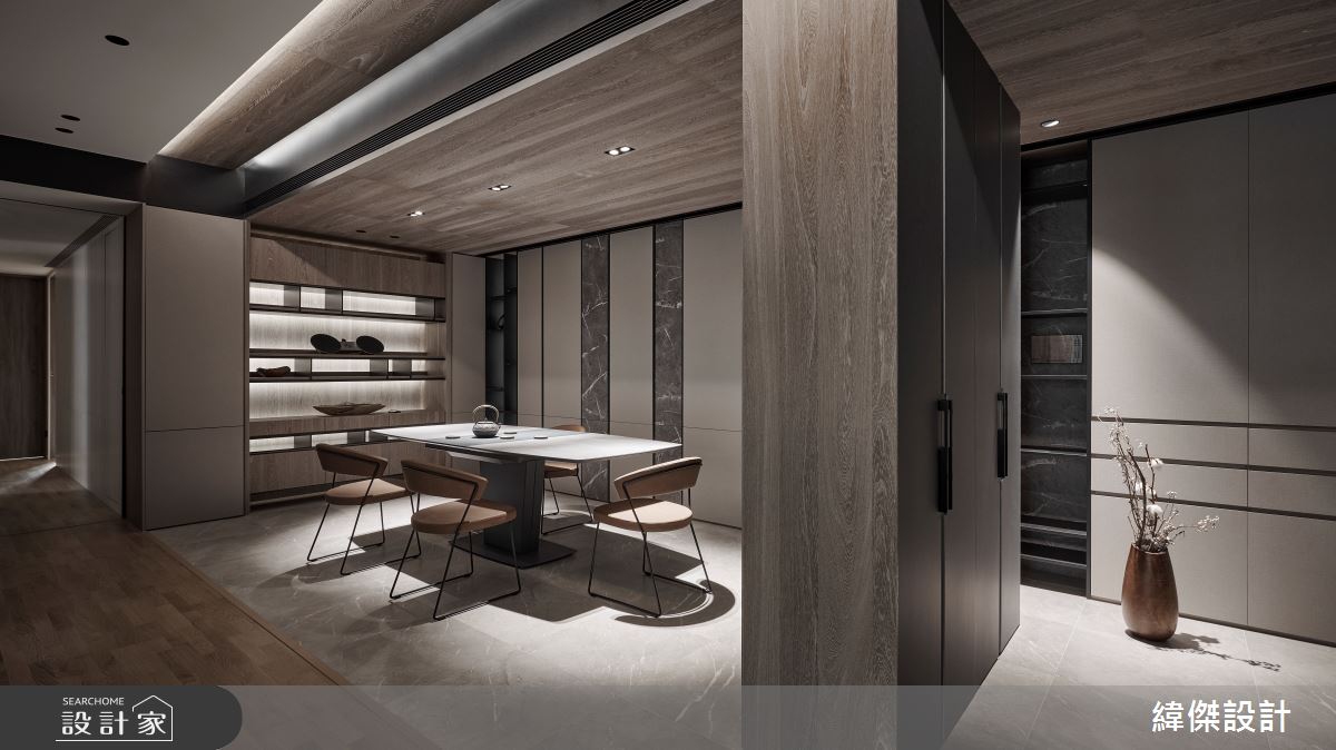 35坪中古屋翻新人文禪風宅居，透過自然元素的溫潤木紋