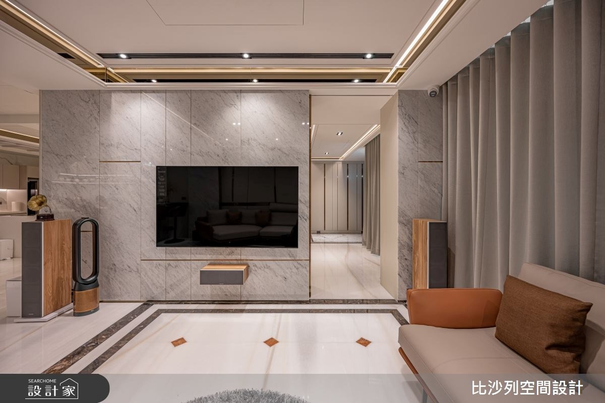 超過百坪的透天別墅,擁有5房2廳6衛浴讓一家四口住得