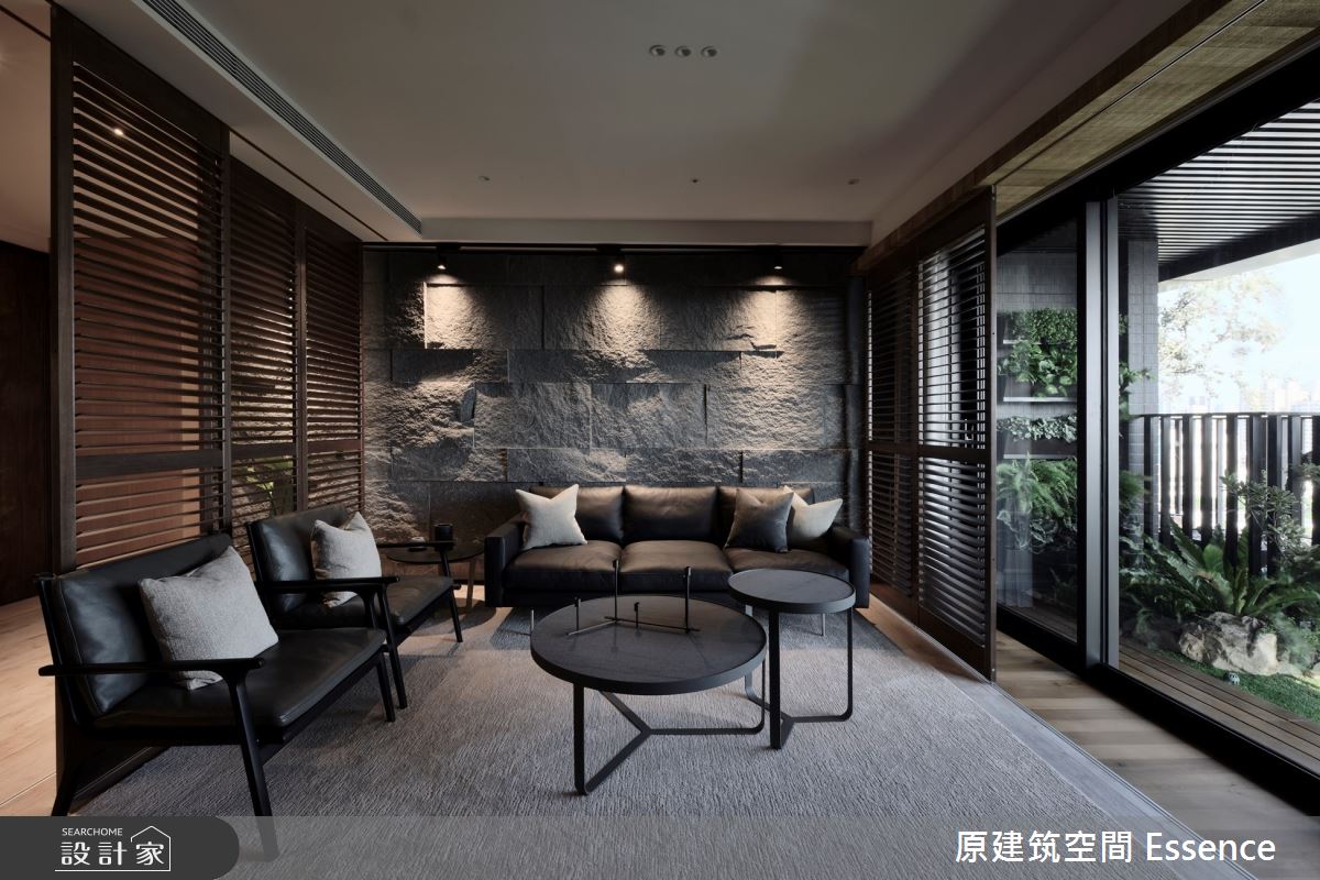 56坪現代宅屋主為典型的雅痞頂客族,平時喜愛宴請親朋