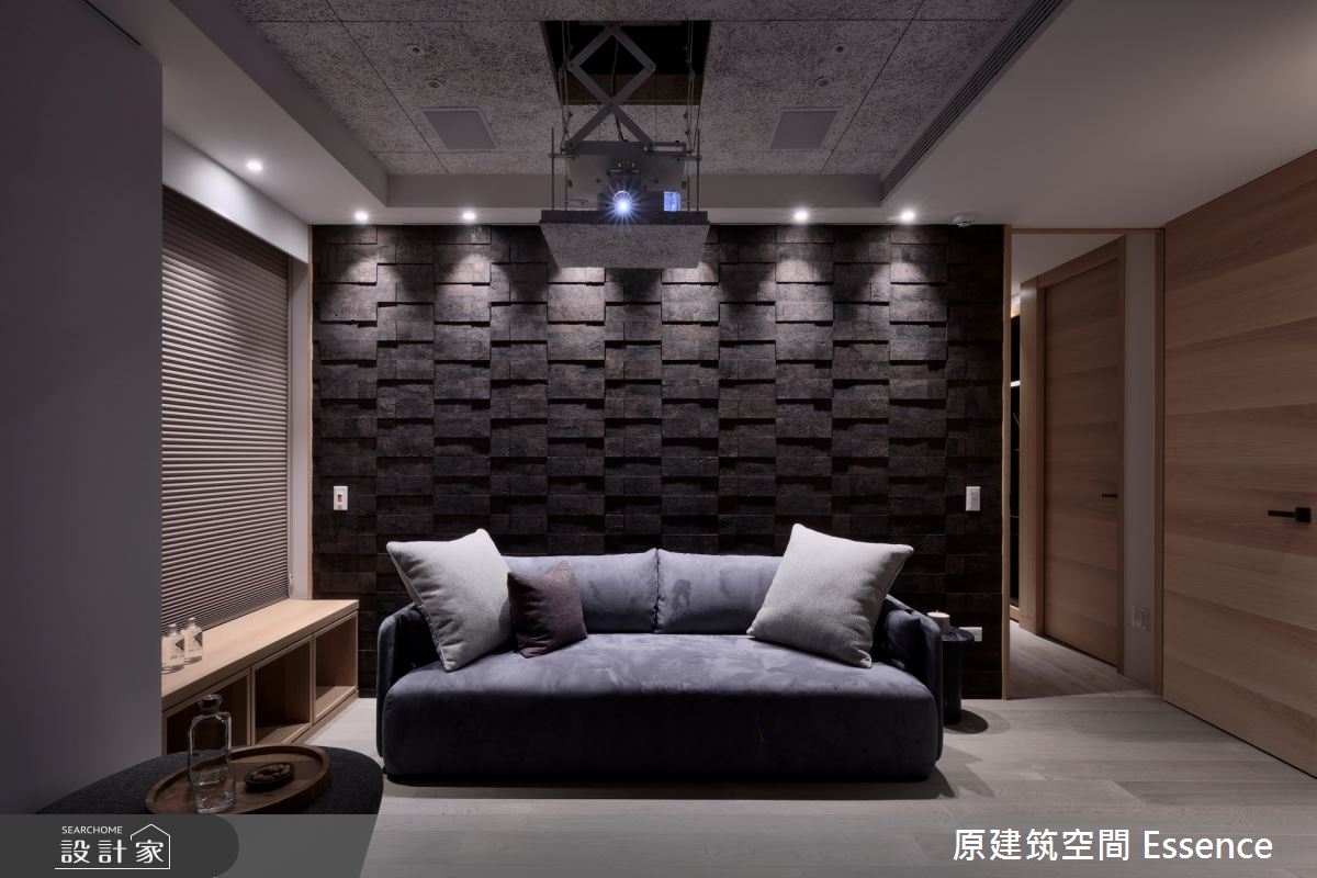 56坪現代宅屋主為典型的雅痞頂客族,平時喜愛宴請親朋