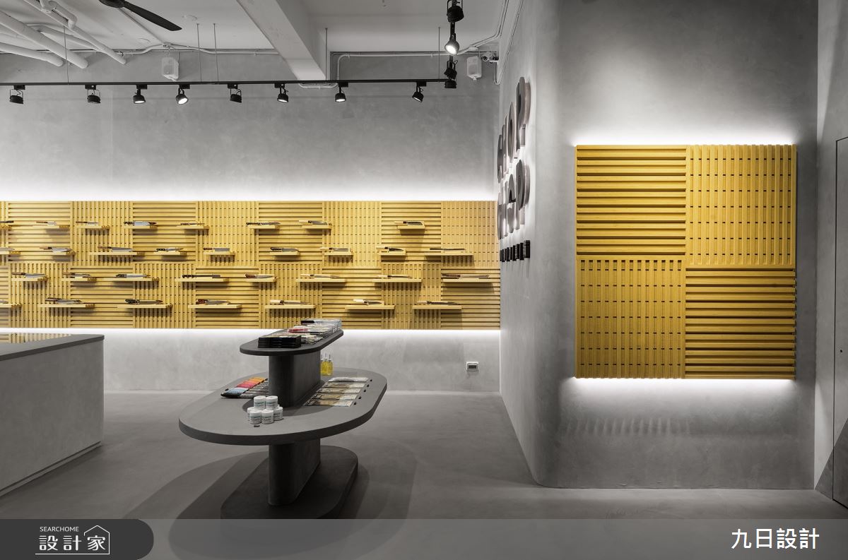 室內29坪的中古屋規劃為販售日本製刀職人手工打造的刀