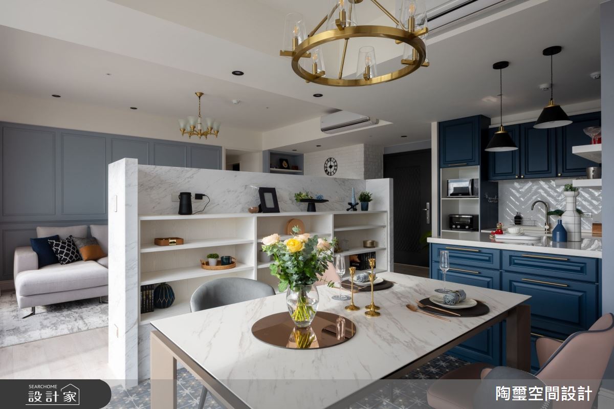 35坪3房2廳的美式風中古屋，首要將10年的基礎工程翻新