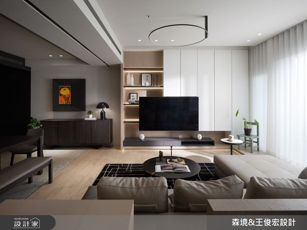 前身是中古屋的35坪居家,身為醫師的屋主夫妻,十分在