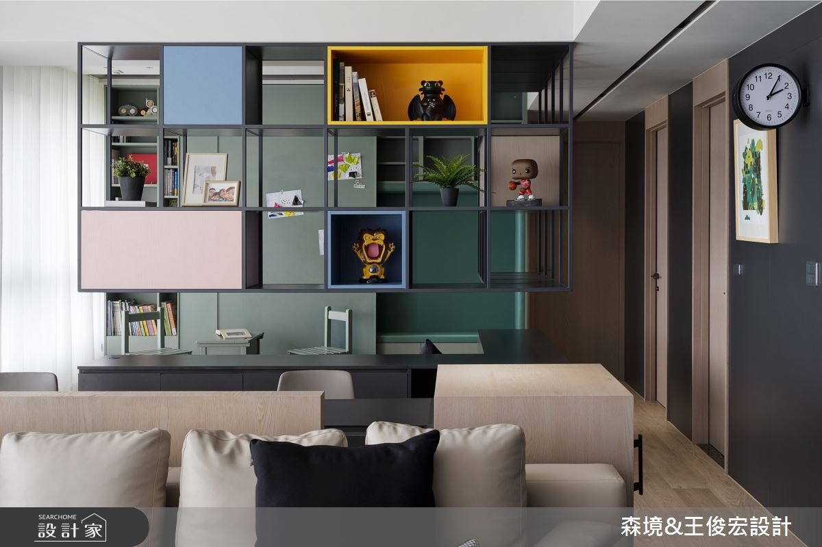 前身是中古屋的35坪居家,身為醫師的屋主夫妻,十分在