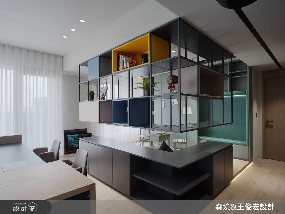 前身是中古屋的35坪居家,身為醫師的屋主夫妻,十分在