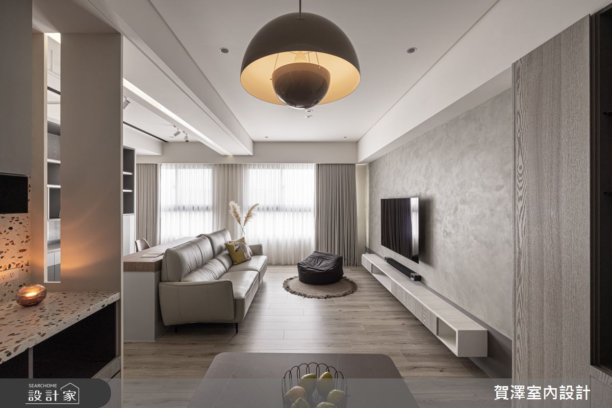 一對夫妻倆入住23坪現代宅,屋主希望透過重整場域規劃