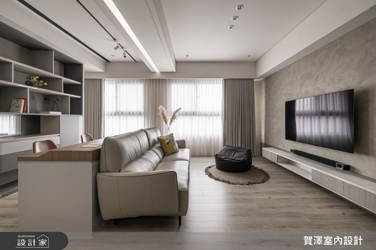 一對夫妻倆入住23坪現代宅,屋主希望透過重整場域規劃