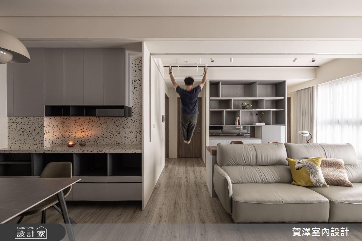 一對夫妻倆入住23坪現代宅,屋主希望透過重整場域規劃