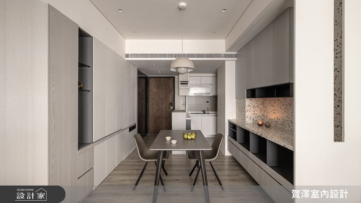 一對夫妻倆入住23坪現代宅,屋主希望透過重整場域規劃