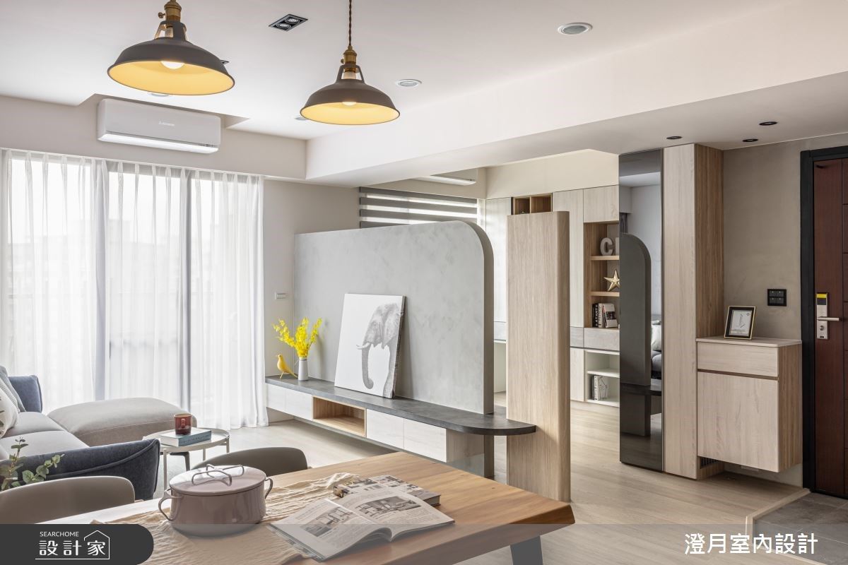 收納設計是每間住宅一定會遇到的課題,但不是把系統櫃