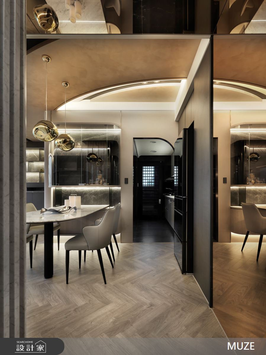 大面開窗建築優勢,將戶外的城市風光與動人景色導引入