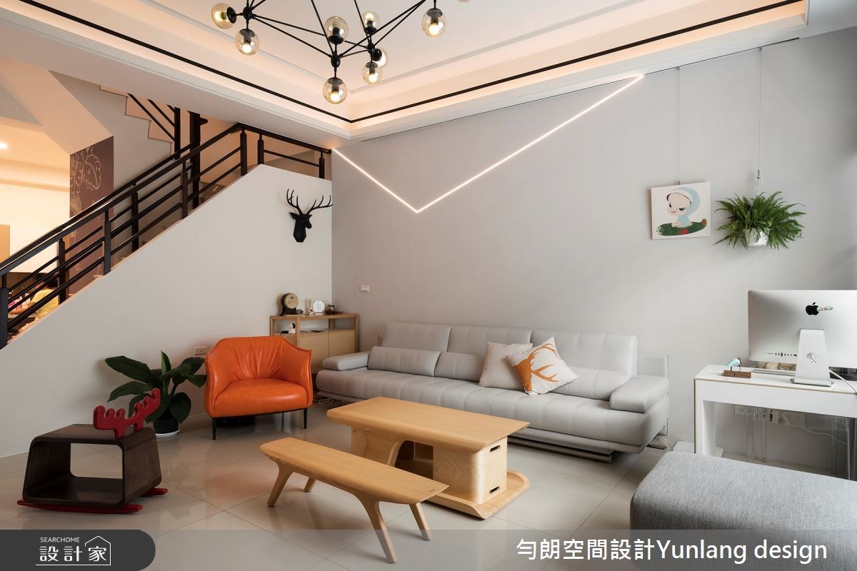 寵愛孩子的屋主夫妻買下 66 坪的實品屋,除了希望室內