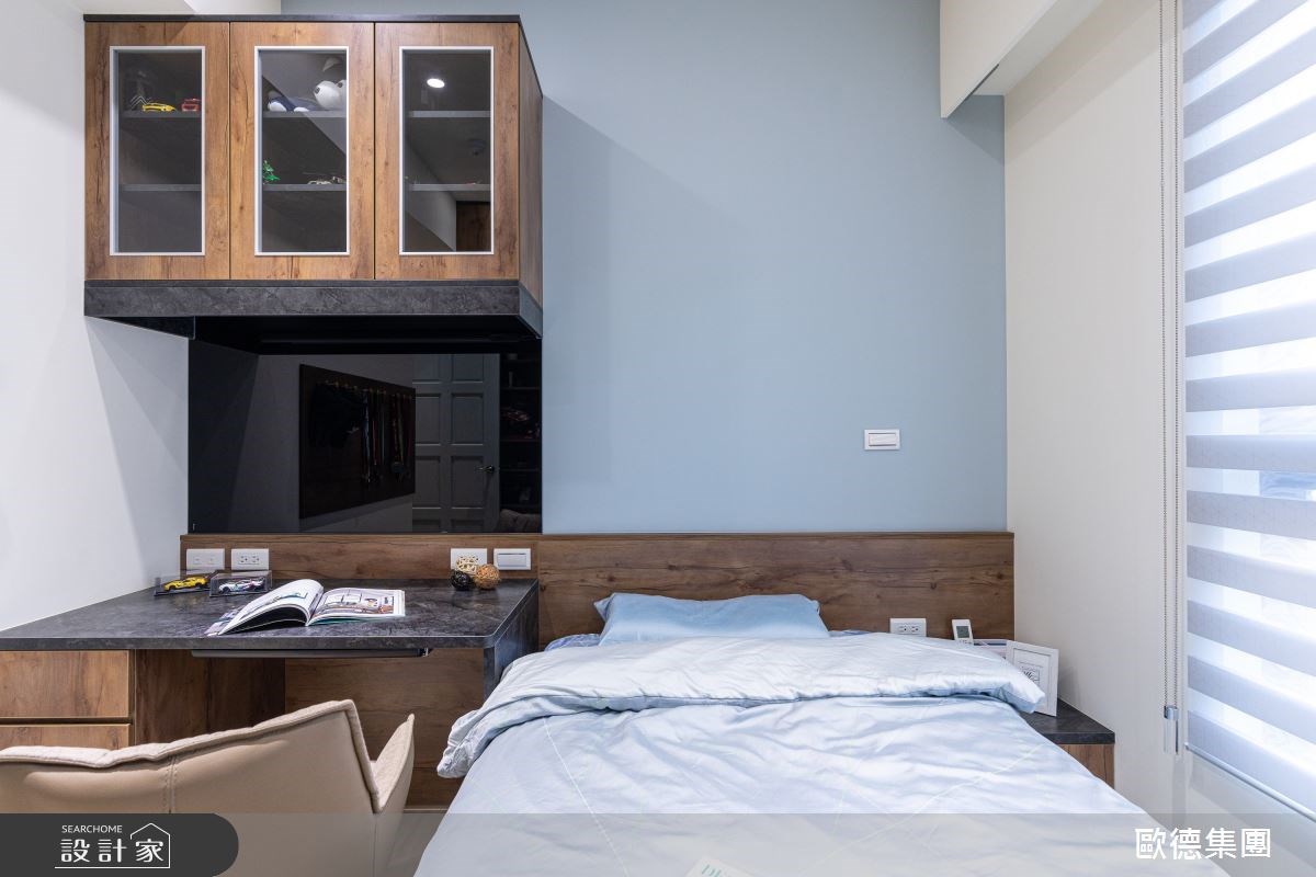 24 坪混搭風居宅,擁有遼闊景觀和連綿綠意,室內以內