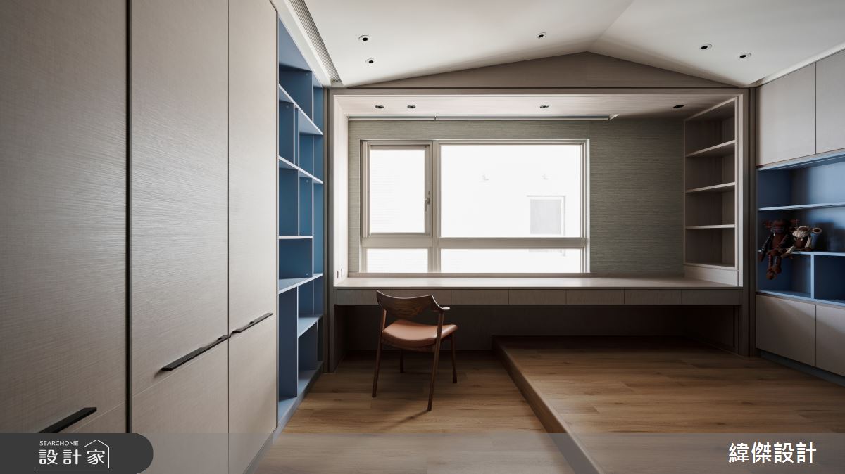 50坪的長型新成屋原有廊道狹窄、收納不足等問題,設計