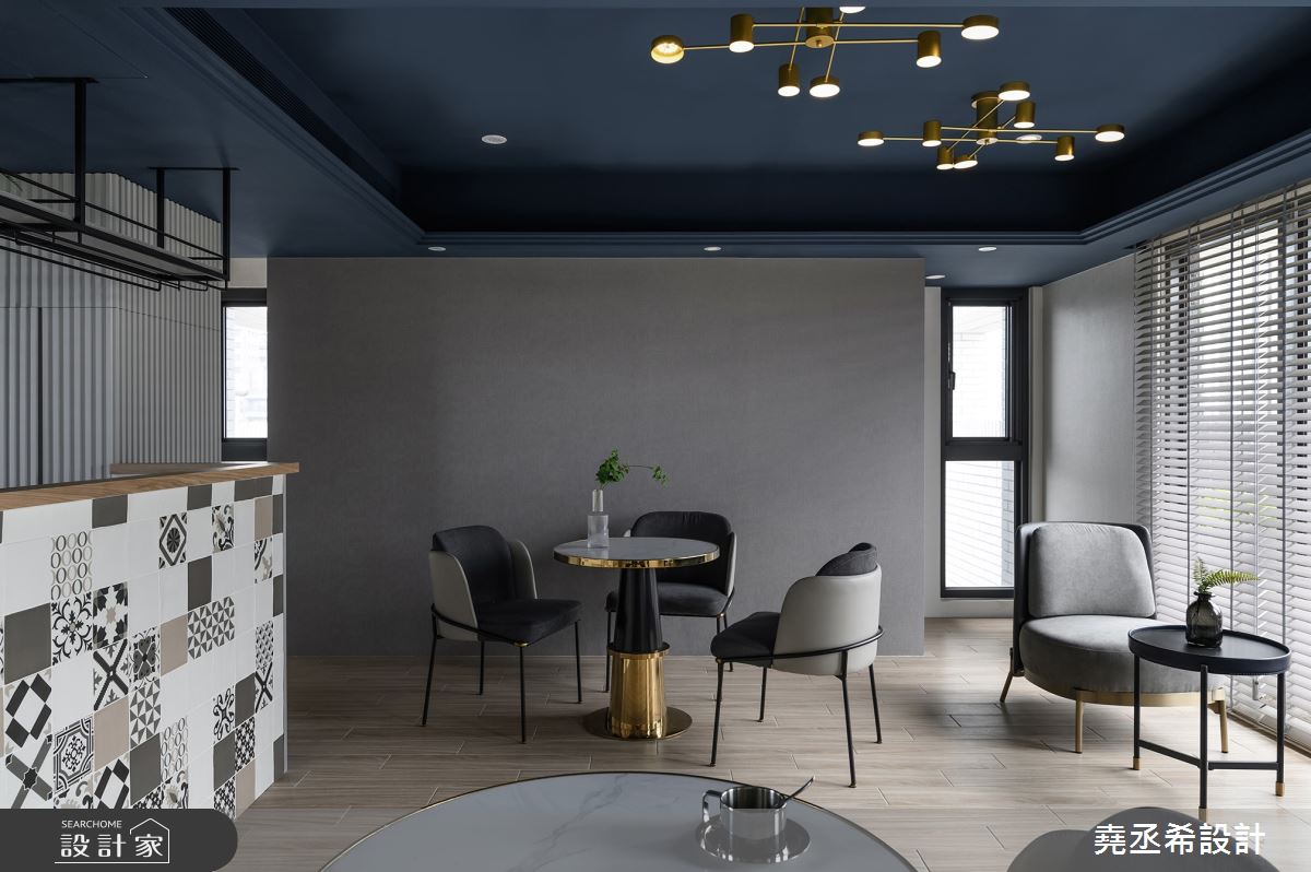 80坪現代風公設,透過現代風的藝術質韻,融入自然意象